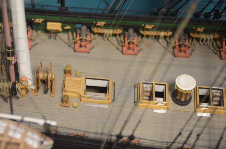 The capstan on the spar deck